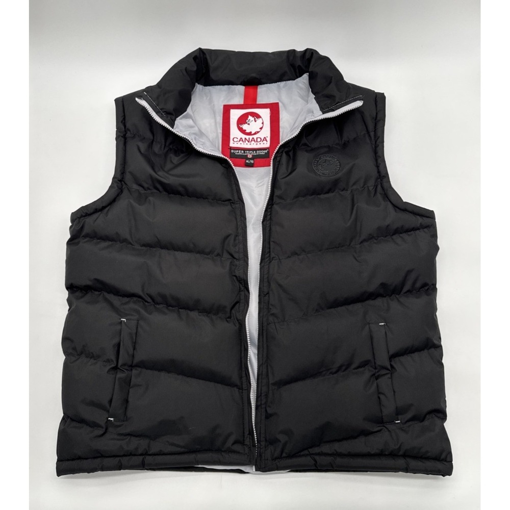 Canada Weather Gear vest polyester black XL New‎ pockets unisex